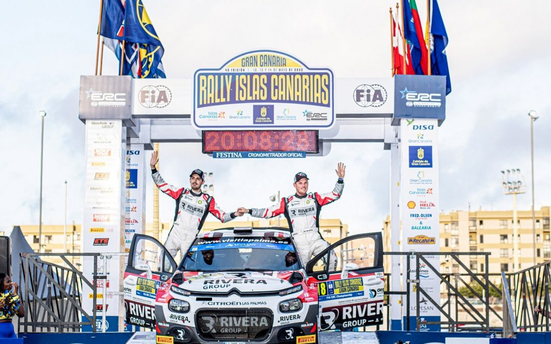 Plata regional para Miguel Suárez – Eduardo González en el 46 Rally Islas Canarias ERC